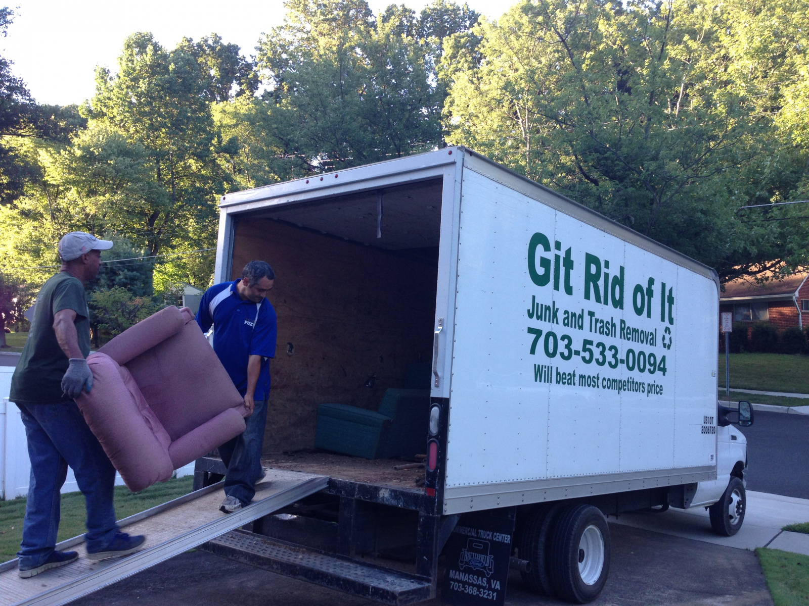 Recliner Couch Removed in Arlington, VA Get Rid of It!
